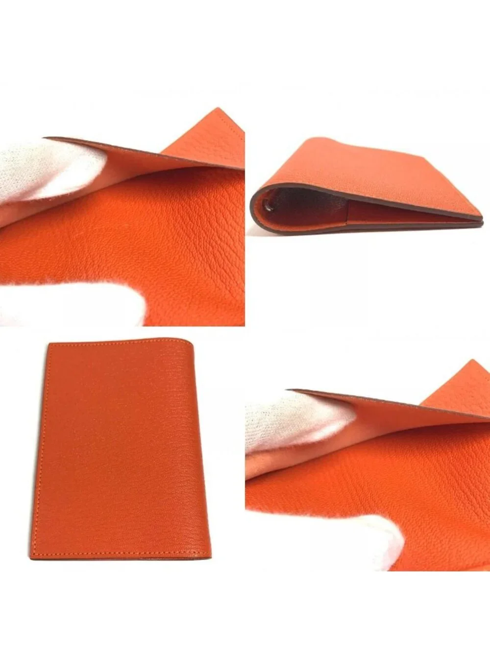 Hermes Notebook Cover Agenda GM Chevre Orange